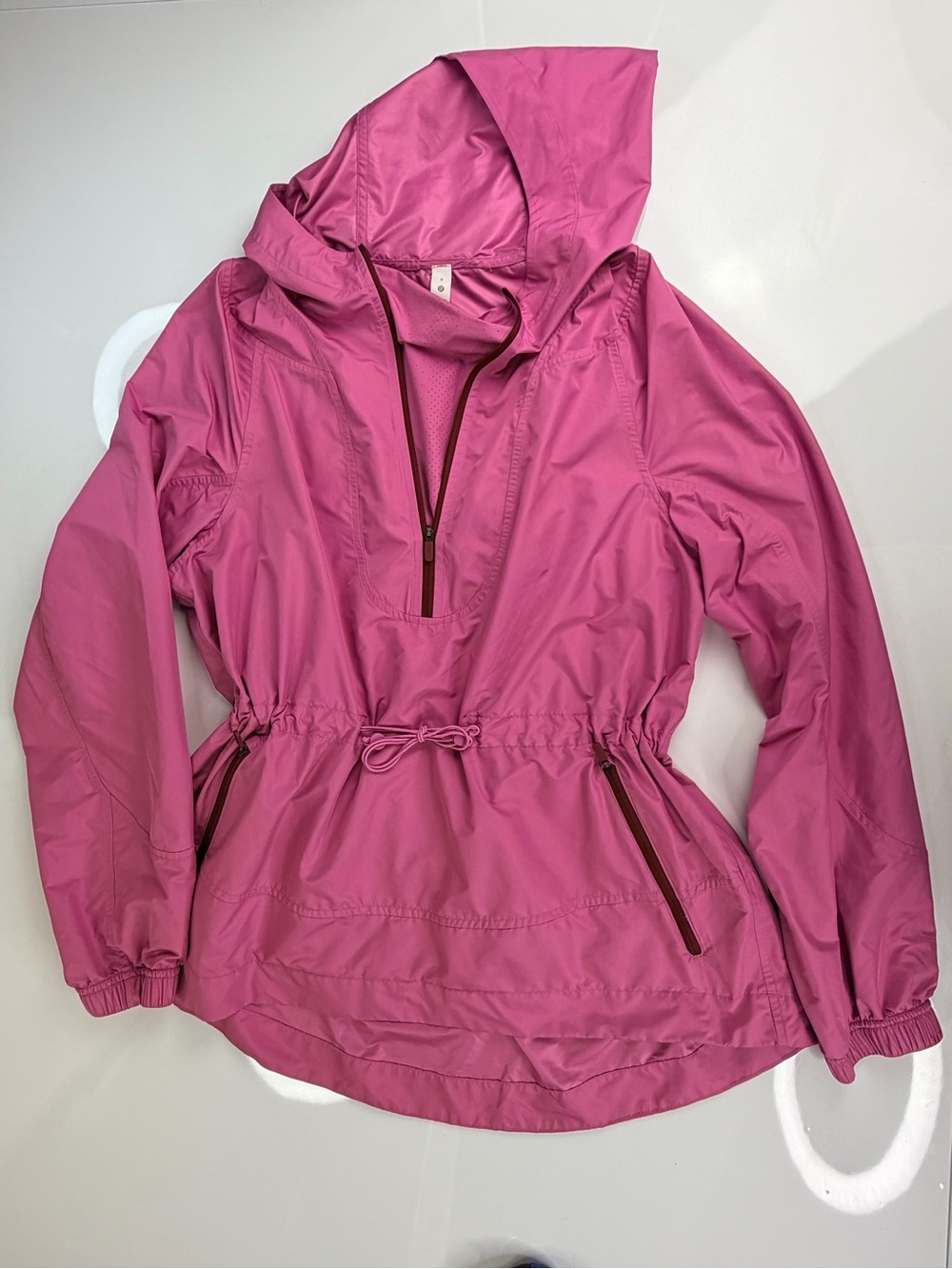 Women’s Lululemon Cinch Waist Half Zip Running Jacket Size 8